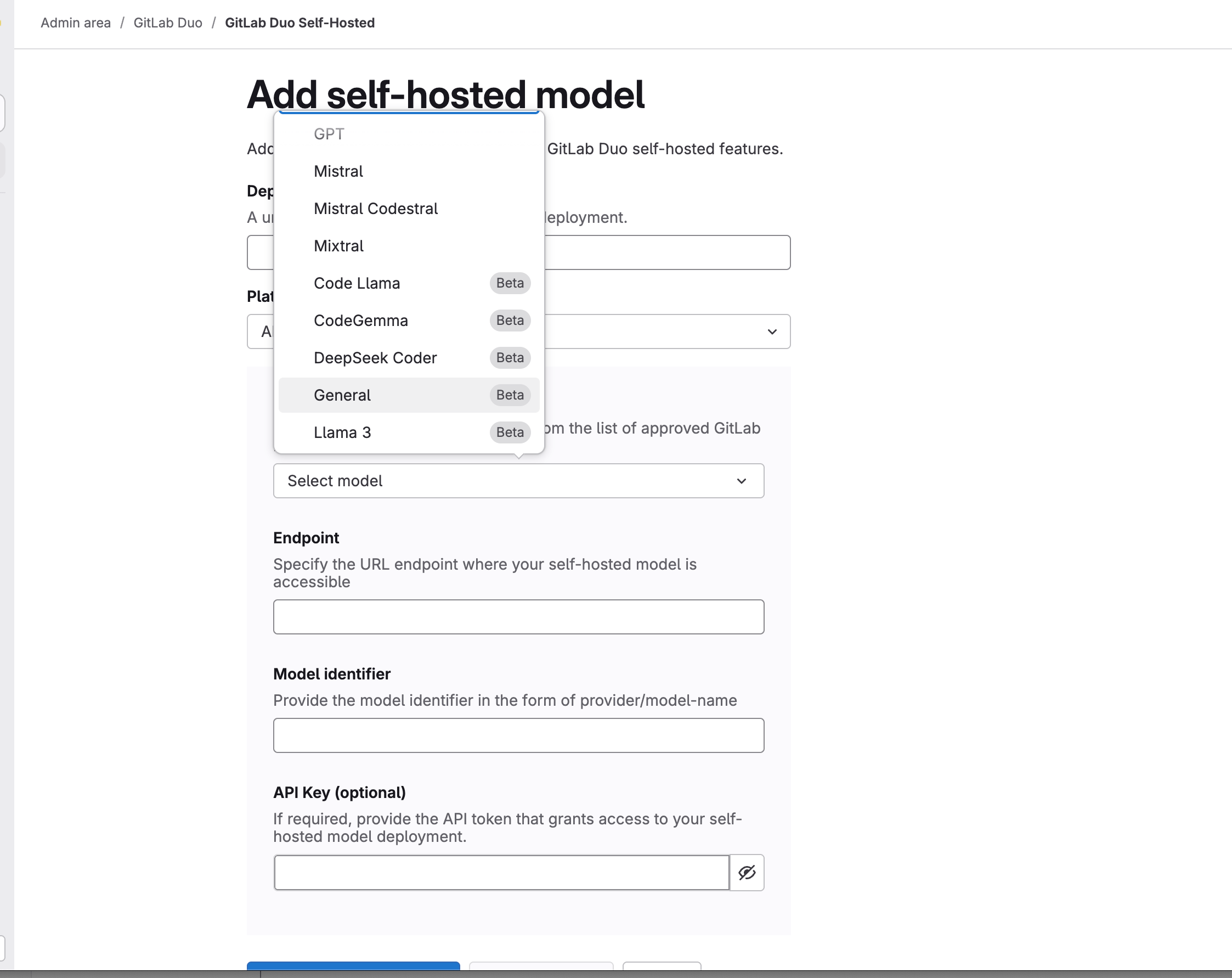 Bring your own models to GitLab Duo Self-Hosted (Beta)