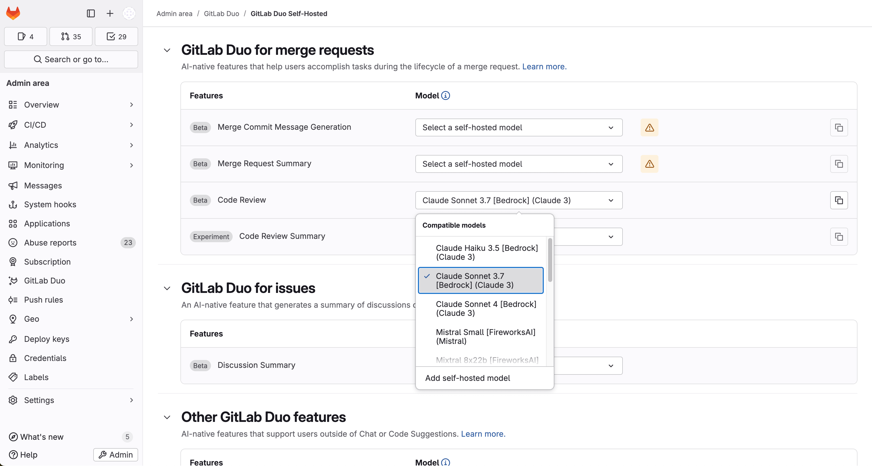 Duo Code Review on GitLab Duo Self-Hosted is generally available