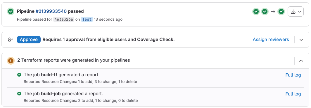 View child pipeline reports in merge requests