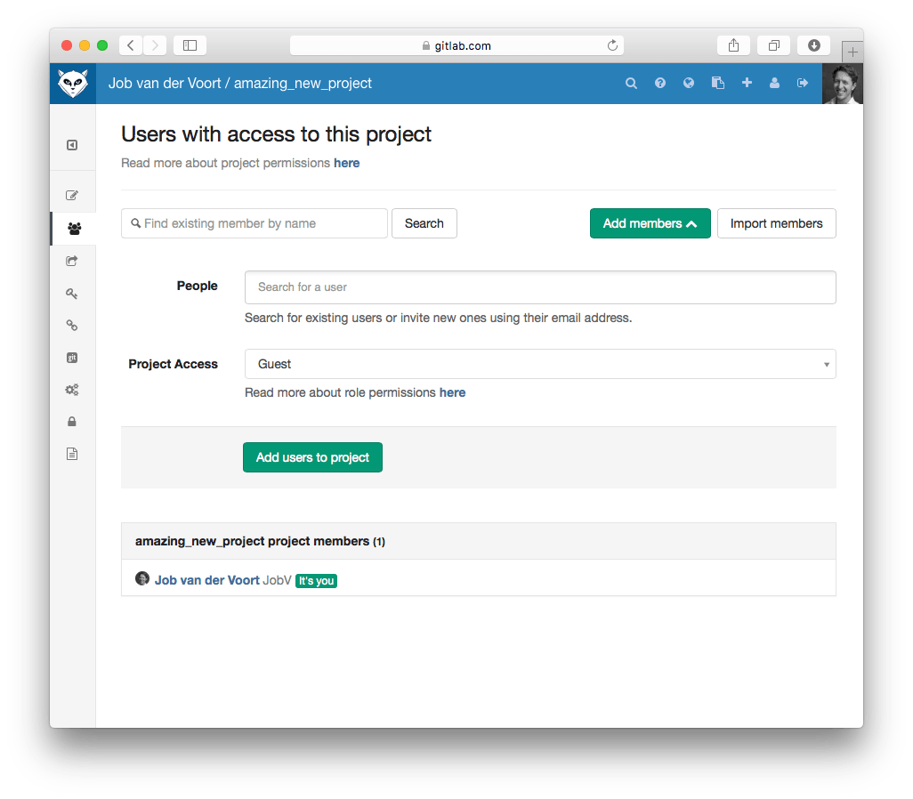 Invite new people by Email