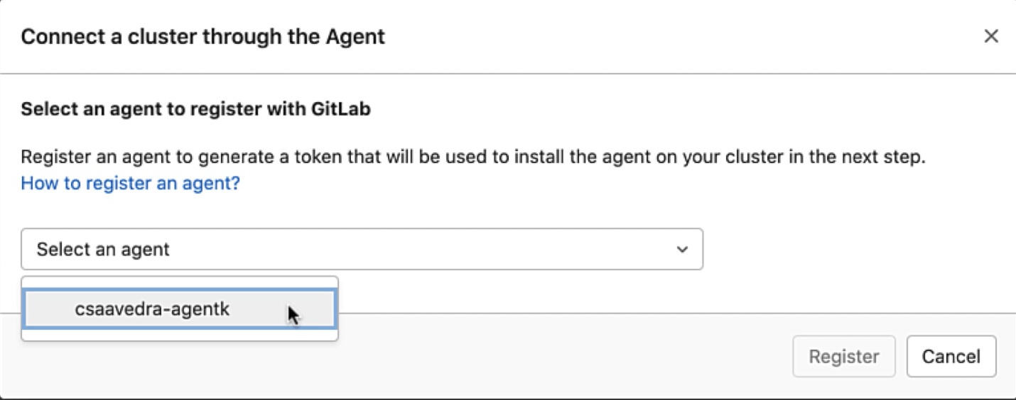 List of defined agents