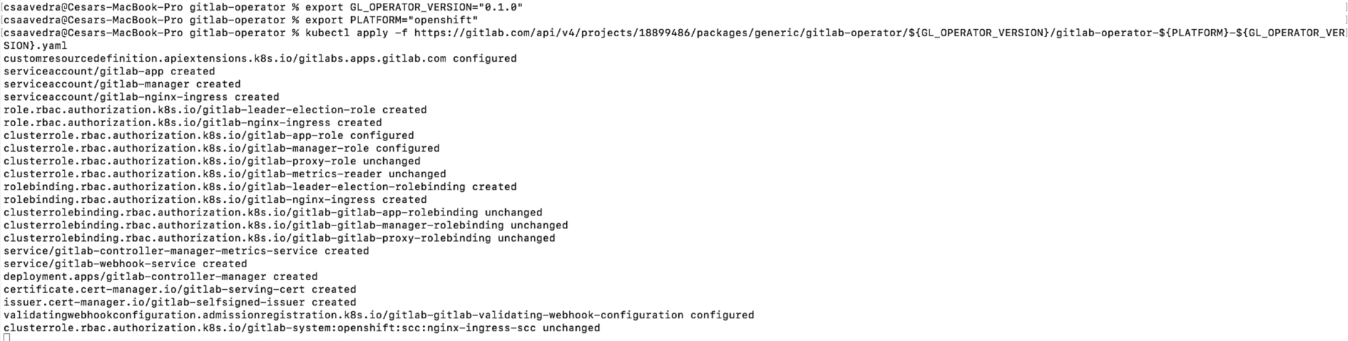 application of the CRD to the cluster
