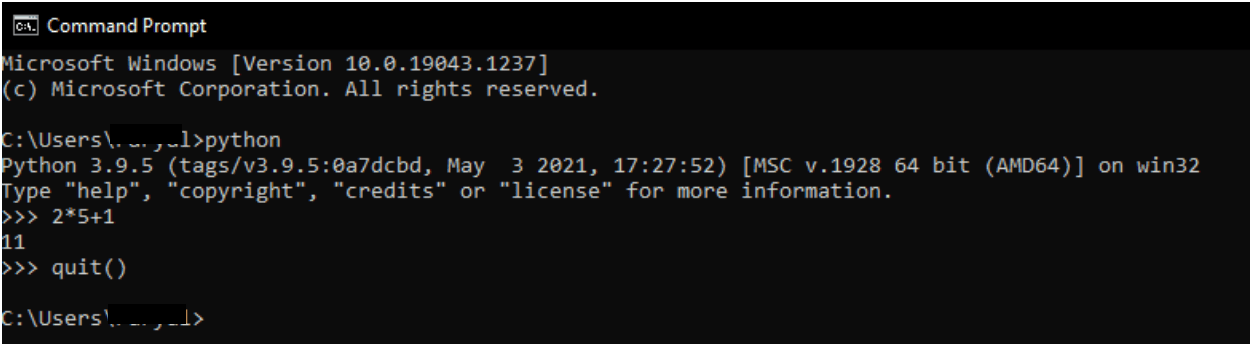 Interpréteur Python