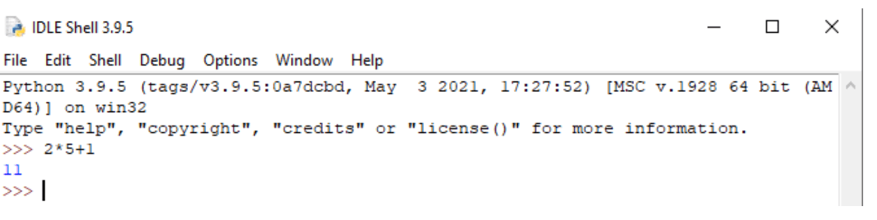 Débuter sur Python avec une opération de calcul